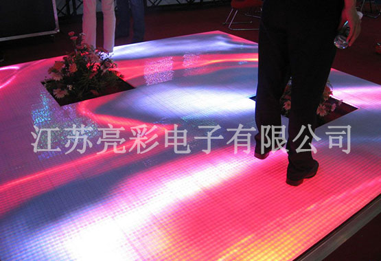 The floor tile of the LED screen