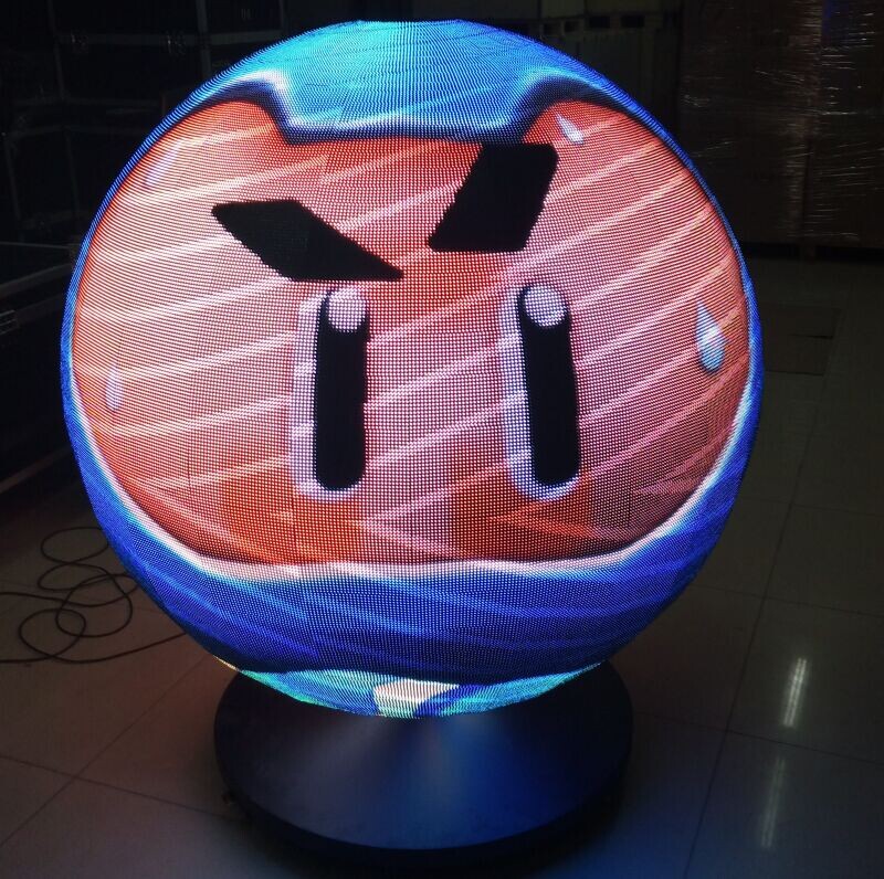 The indoor full-color P5 spherical screen